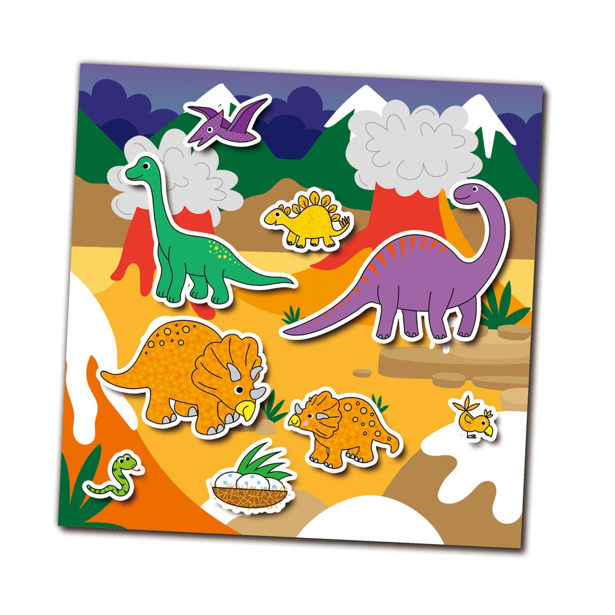 Little Maker Galt Reusable Sticker Book Dinosaurs